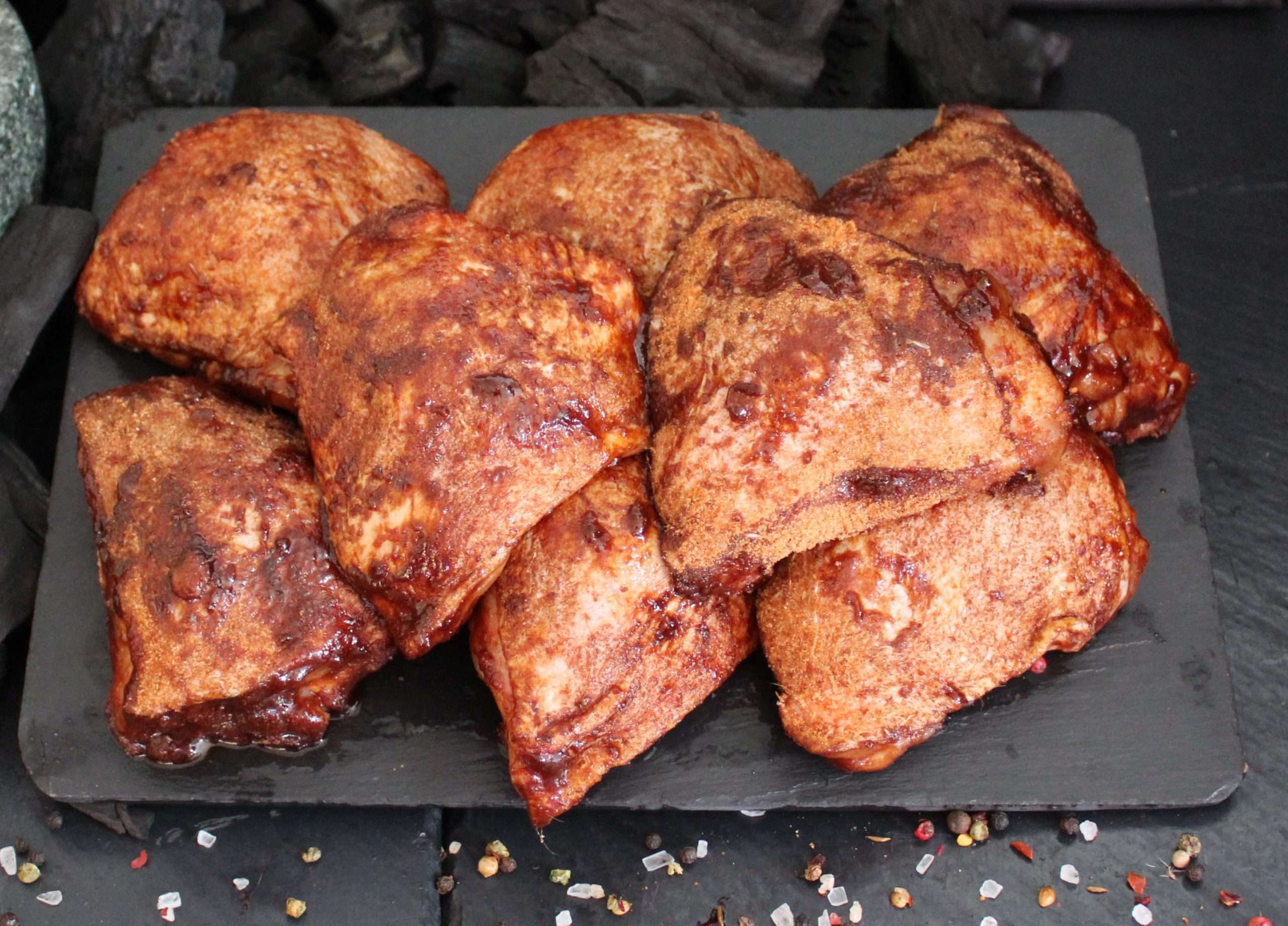 Marinated thighs